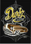 Durbz Kustoms - Kustom car sticker